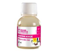 Graine créative – Parfum liquide pour bougie et savon – Senteur feurs des îles – 27 ml
