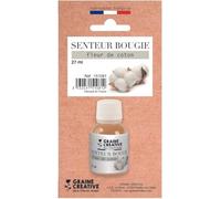 Graine créative – Senteur pour bougie – Fleur de coton – Parfum doux – 27 ml – Fabriqué en France