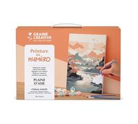 GRAINE CREATIVE Peinture au numero 20x30 cm - plaine d'asie