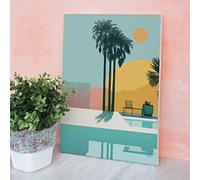 GRAINE CREATIVE Peinture au Numéro 20x30cm Palmiers