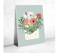 GRAINE CREATIVE Peinture au Numéro 30x40cm Fleuri