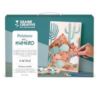 Graine créative – Peinture au numéro Cactus 20 x 30 cm