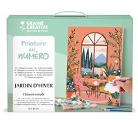 Graine Créative Peinture au numéro Jardin d'hiver 30 x 40 cm Multicolore
