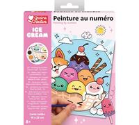 Graine Creative Peinture par Numéro Enfant 8+ Coupe de Glace, 9 Couleurs