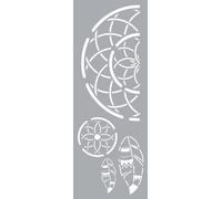 GRAINE CREATIVE Pochoir déco 15x40 cm Attrape Reves