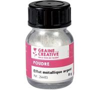 Graine Créative - Poudre effet métallique Argent