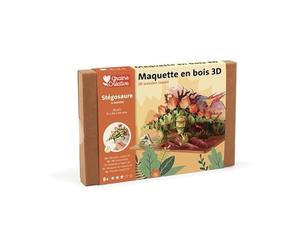 Graine Creative Puzzle en bois Stegosaurus 3D Jouet Dinosaure
