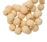 GRAINE CREATIVE Sachet de 100 perles en bois brut diamètre 10mm à décorer