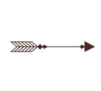Graine Créative Tampon en Bois - Flèche 7,2 x 3,2 cm