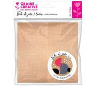 Graine créative – Toile de jute – 50 x 60 cm