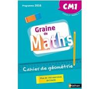 Graine de Maths Cahier de géométrie CM1 Cycle 3 Valérie Le Goff (Auteur), Joël Malaval (Collection dirigée par)