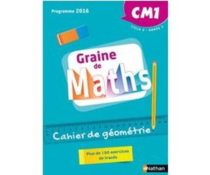 Graine de Maths Cahier de géométrie CM1 Cycle 3 Valérie Le Goff (Auteur), Joël Malaval (Collection dirigée par)