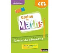 Graine de Maths - Géométrie - 2018 - Cahier CE2 Vincent Duquesne (Auteur), Joël Malaval (Collection dirigée par)