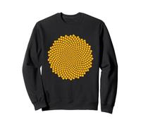 Graine de Tournesol Spirale Fibonacci Géométrie Sacrée Nature Vie Sweatshirt