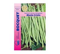 Graine - Semence - Haricot à rames mangetout MONTE CRISTO