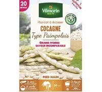 Graine - Vilmorin - Haricot Nain à Ecosser Cocagne (type Paimpolais) - 20 m