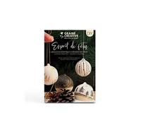Graine Créative Coffret DIY 4 boules de Noël en céramique