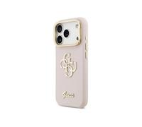 Grained Big 4G Stand Camera Case for iPhone 17 Pro 6.3" Pink