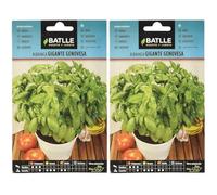 Graines aromatiques de Batlle - Basilic géant génois (4g), vert (Lot de 2)