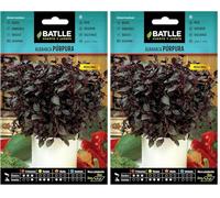 Graines aromatiques de Batlle - Basilic pourpre (2g), violet (Lot de 2)