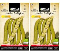 Graines Bio de Batlle - Fèves aguadulce (30g), marron (Lot de 2)