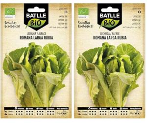 Graines Bio de Batlle - Laitue Romaine Blonde (2g) (Lot de 2)