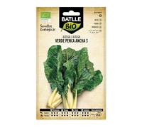 Graines biologiques - Bette à carde à carde et côtes blanches (360 graines - biologiques), Vert, blanc.