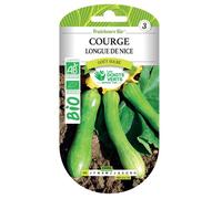 Graines courge longue de Nice BIO Les Doigts Verts