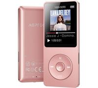 GRAINES CREATIVES BY PW16Go Mp3 Bluetooth 5.0 Avec Boutons Tactiles Et Écouteur, Lecteur De Musique Sport Hifi Écran 1.8'' Avec Podomètre, Radio Fm, Enregistrement Vocal, Carte Tf Jusqu`À 128Go(Non I