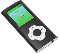 GRAINES CREATIVES BY PWLecteur Mp3, Lecteur De Musique Jack 3,5 Mm Avec Écran Lcd 1,8 Pouces, Lecteur Mp3 Portable, Pr En De Radio Fm, Pr En De L'Arrêt Du Sommeil (Noir)