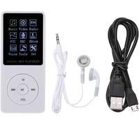 GRAINES CREATIVES BY PWLecteur Mp3, Lecteur D'Écran Portable Tft Couleur Usb2.0 Lecteur De Musique Hifi Lecteur De Musique Mp4 Mp3 De Sport (Blanc)