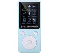 GRAINES CREATIVES BY PWLecteur Mp4, Lecteur De Musique De 32Go Avec 1.8 Pouces Écran Support Diverses Langues Français, Danois, Italien, Espagnol Etc(Bleu)