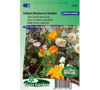 Graines de fleurs et d'herbes comestibles - Herbes aromatiques - Environ 1,5 g | SG2210