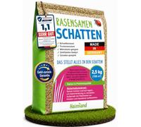 Graines de gazon ombragé - 2,5 kg - Pour 100 m² de graines de gazon de | Graines d'herbe à germination rapide d'automne pour pelouse - Semences de pelouse dense - Très bien testées avec instructions