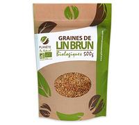 Graines de Lin Brun Bio - 500g (Linum usitatissimum)