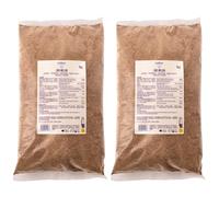 Graines de lin moulues 2 kg nut&me | Source de protéines | Riche en fibres | Sans gluten | Sans conservateurs ni additifs | Pack 2 x 1 kg