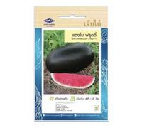 Graines de Pastèque Fruity CHIA TAI - Watermelon Fruity - Import Thaïlande | Pastèque allongée à peau très foncée et à chair rouge juteuse et fruitée