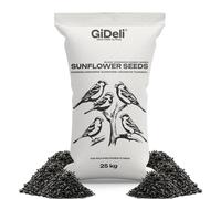 Graines de tournesol 25 kg noir pur naturel oiseaux sauvages chevaux petits a...