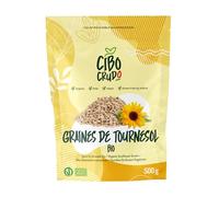 Graines de Tournesol Décortiquées et Bio - 500g. Graine de Tournesol Qualité Alimentaire ou Boulangerie non Grillées et non Salées. Source de vitamine E Sélénium et de Magnésium.