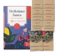 Graines D'herbes Médicinales - 12 Variétés D'herbes Médicinales Résistantes Pour Le Jardin, Le Potager Surélevé Ou Le Balcon - Traditionnelles & Bienfaisantes - Kit De Semences Pour Débutants Comme Pe