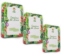 Graines Graines de légumes Graines de légumes Set de graines de légumes Paradis des légumes 3 paquets Pastèque Courgette Potiron