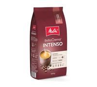 Grains de café entiers, Melitta BellaCrema Intenso, 1 kg, non moulus, pour machine à café automatique, torréfaction forte, torréfiés en Allemagne, intensité 4.