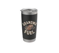Grains de café Grandma Fuel Gobelet isotherme en acier inoxydable double paroi