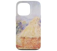 Grainstacks in The Sunlight Morning Effect Art Impressionnisme Coque pour iPhone 13 Pro