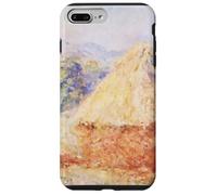 Grainstacks in The Sunlight Morning Effect Art Impressionnisme Coque pour iPhone 7 Plus/8 Plus