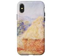 Grainstacks in The Sunlight Morning Effect Art Impressionnisme Coque pour iPhone X/XS