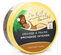 Soleil des Iles Graisse à traire bronzage intense monoï de Tahiti FPS 0 - Le pot de 150ml
