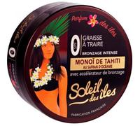 Graisse à Traire - SOLEIL DES ILES - Bronzage Intense SPF 0 - Lot de 2 - Monoï de Tahiti - Parfum des Îles