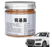 Graisse au cuivre pour automobiles - Agent antiadhésif pour engrenages et écrous, Lubrification de protection des filetages, graisse imperméable résistante à la chaleur, produits chimiques d'entretien