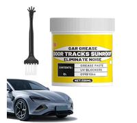 Graisse Automobile | Lubrifiant Anti-Bruit avec Pinceau,100g Graisse Intérieure Pour Glissière De Siège Auto | Pour Poignée Charnière Roulement Porte De Garage Portail Camion Véhicule